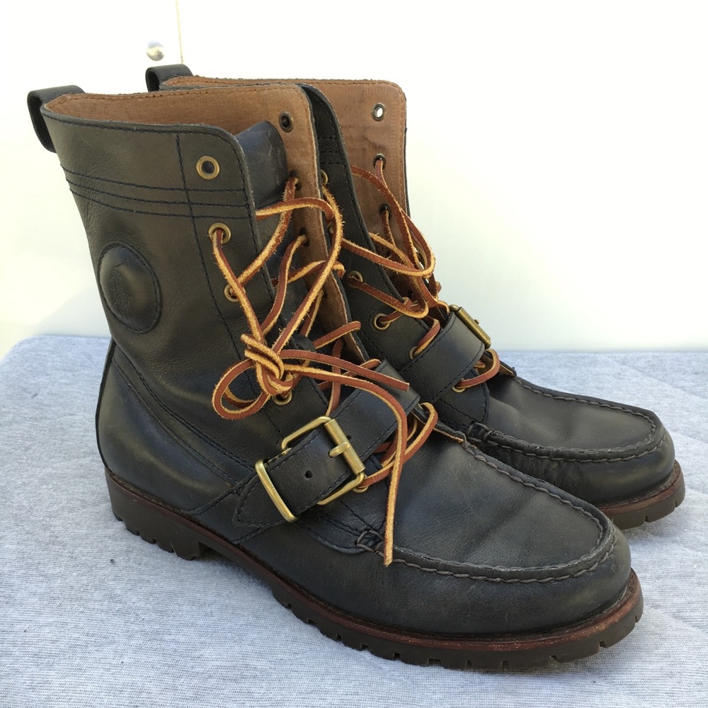 M8 Polo Ralph Lauren Ranger Boots  Dark Dark Blue